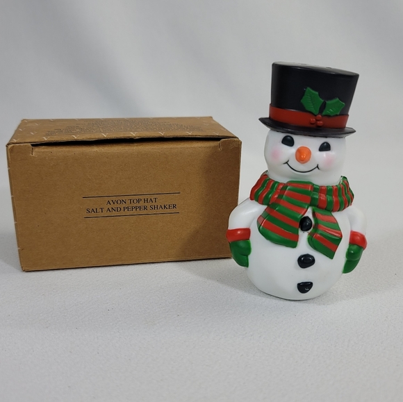 Vtg Avon Top Hat Salt & Pepper Shaker - Picture 14 of 14